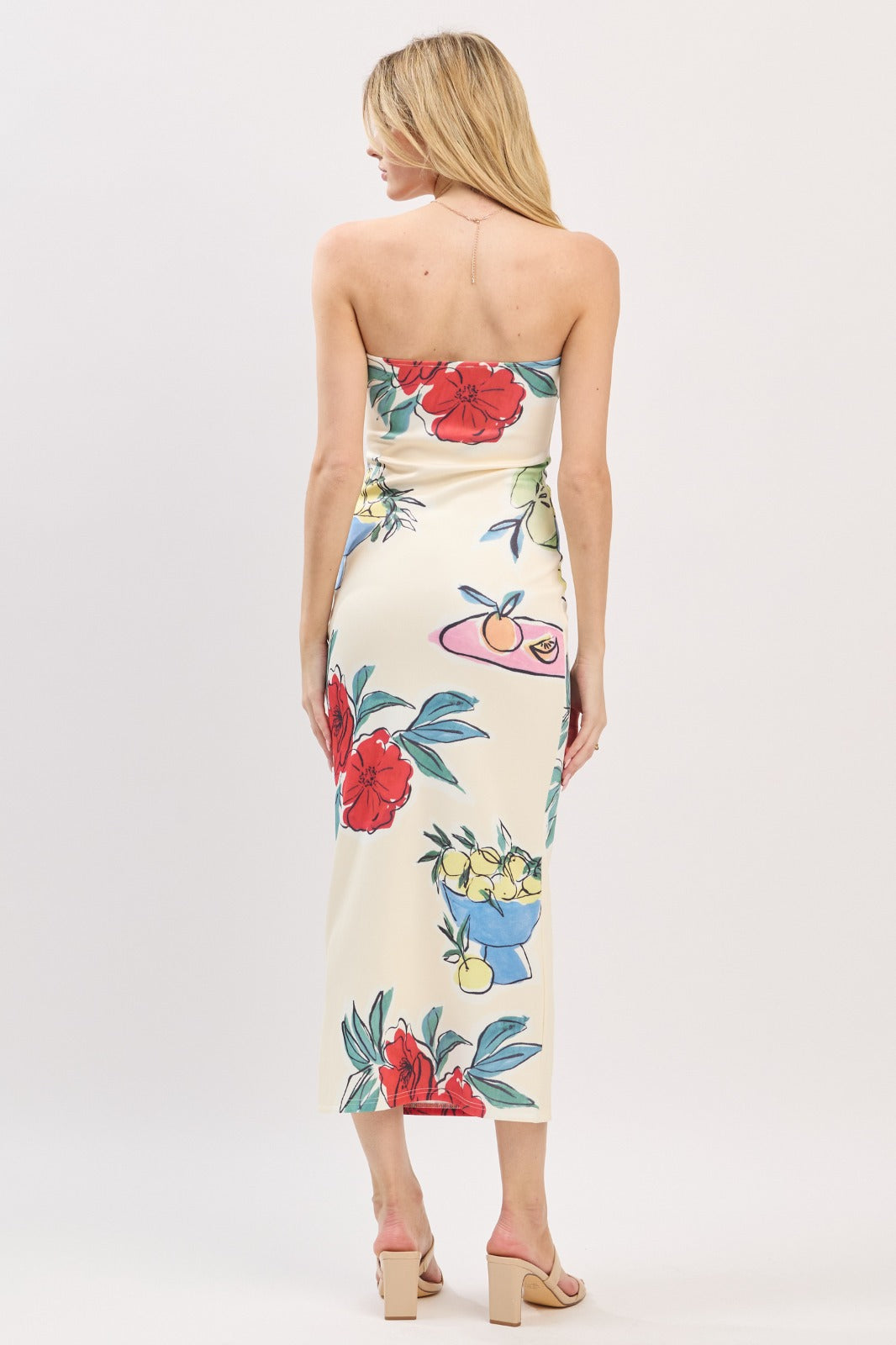 Vestido largo floral